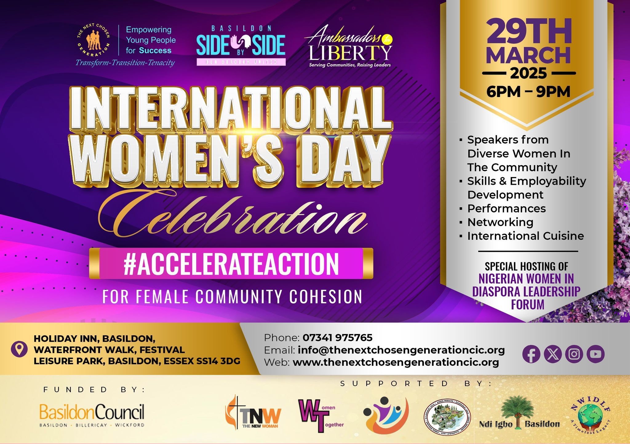 29th March International Womens Day Poster